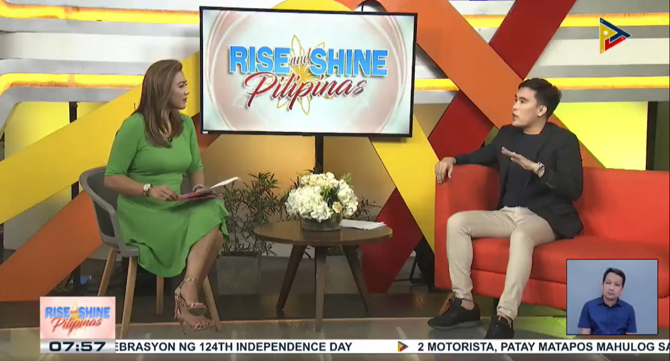 Live Guesting at PTV4 - Rise and Shine Pilipinas